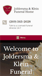 Mobile Screenshot of joldersma-klein.com